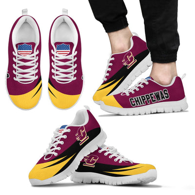 Awesome Gift Logo Central Michigan Chippewas Sneakers