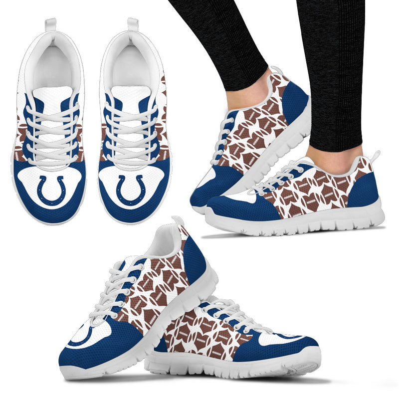 Great Football Love Frame Indianapolis Colts Sneakers