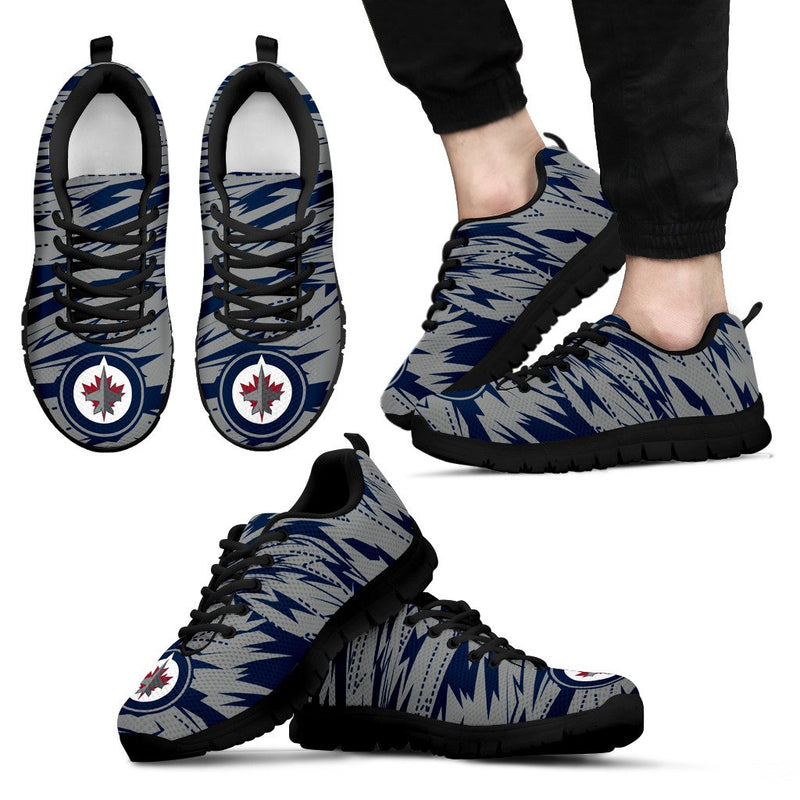 Brush Strong Cracking Comfortable Winnipeg Jets Sneakers
