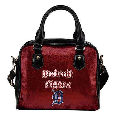 Love Icon Mix Detroit Tigers Logo Meaningful Shoulder Handbags
