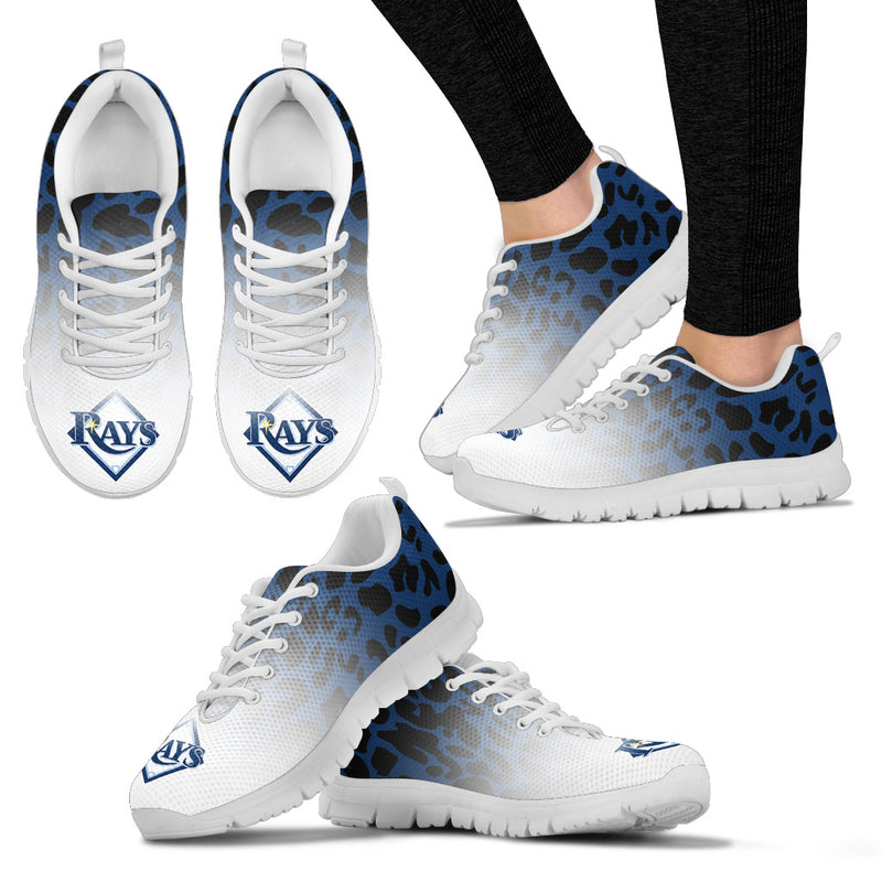 Leopard Pattern Awesome Tampa Bay Rays Sneakers