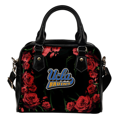 Valentine Rose With Thorns UCLA Bruins Shoulder Handbags