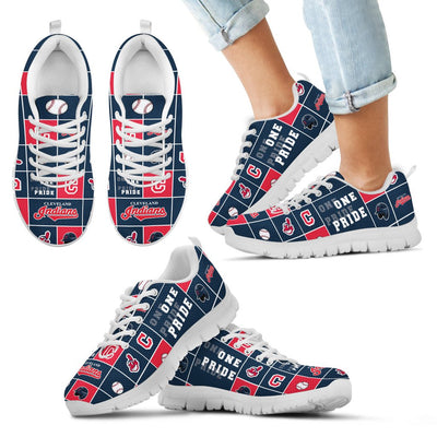 Colorful Pride Flag Cleveland Indians Sneakers