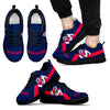 Fresno State Bulldogs Line Logo Sneakers