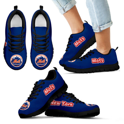 Magnificent New York Mets Amazing Logo Sneakers