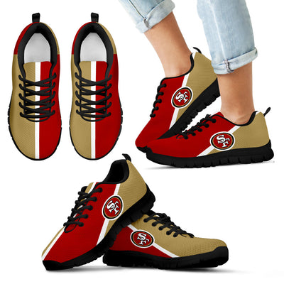 Dynamic Aparted Colours Beautiful Logo San Francisco 49ers Sneakers
