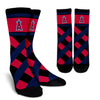 Sports Highly Dynamic Beautiful Los Angeles Angels Crew Socks