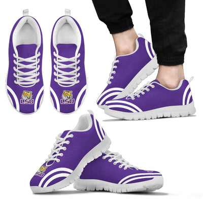 Lovely Curves Stunning Logo Icon LSU Tigers Sneakers