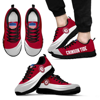 Awesome Gift Logo Alabama Crimson Tide Sneakers