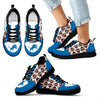 Great Football Love Frame Detroit Lions Sneakers