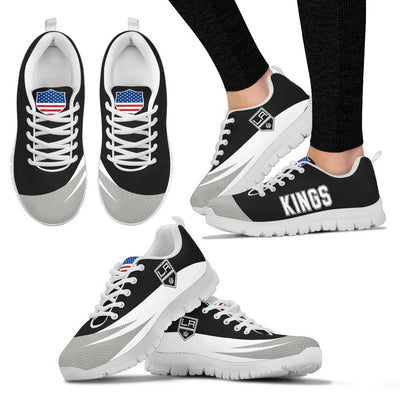 Awesome Gift Logo Los Angeles Kings Sneakers