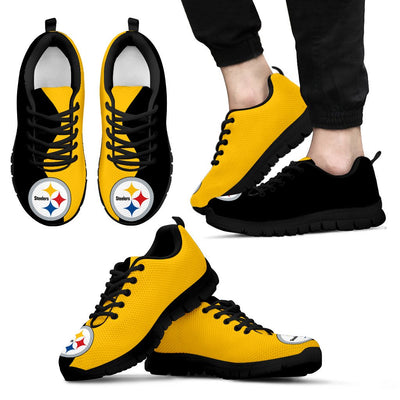 Two Colors Trending Lovely Pittsburgh Steelers Sneakers