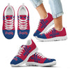 Line Stripe Logo Bottom Atlanta Braves Sneakers