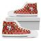 Puzzle Logo With San Francisco 49ers High Top Shoes