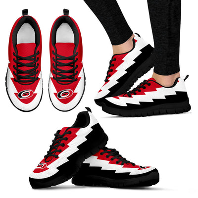 Jagged Saws Creative Draw Carolina Hurricanes Sneakers