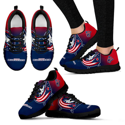 Colorful Unofficial Columbus Blue Jackets Sneakers