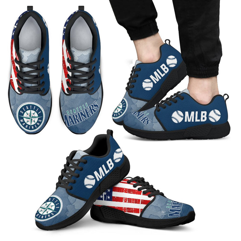 Simple Fashion Seattle Mariners Shoes Athletic Sneakers