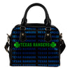 Colorful Texas Rangers Stunning Letters Shoulder Handbags