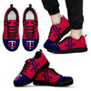 Line Stripe Logo Bottom Minnesota Twins Sneakers