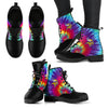 Tie Dying Awesome Background Rainbow Minnesota Vikings Boots