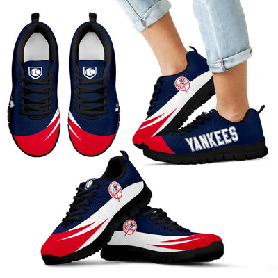 Awesome Gift Logo New York Yankees Sneakers