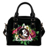 Floral Rose Valentine Logo Florida State Seminoles Shoulder Handbags