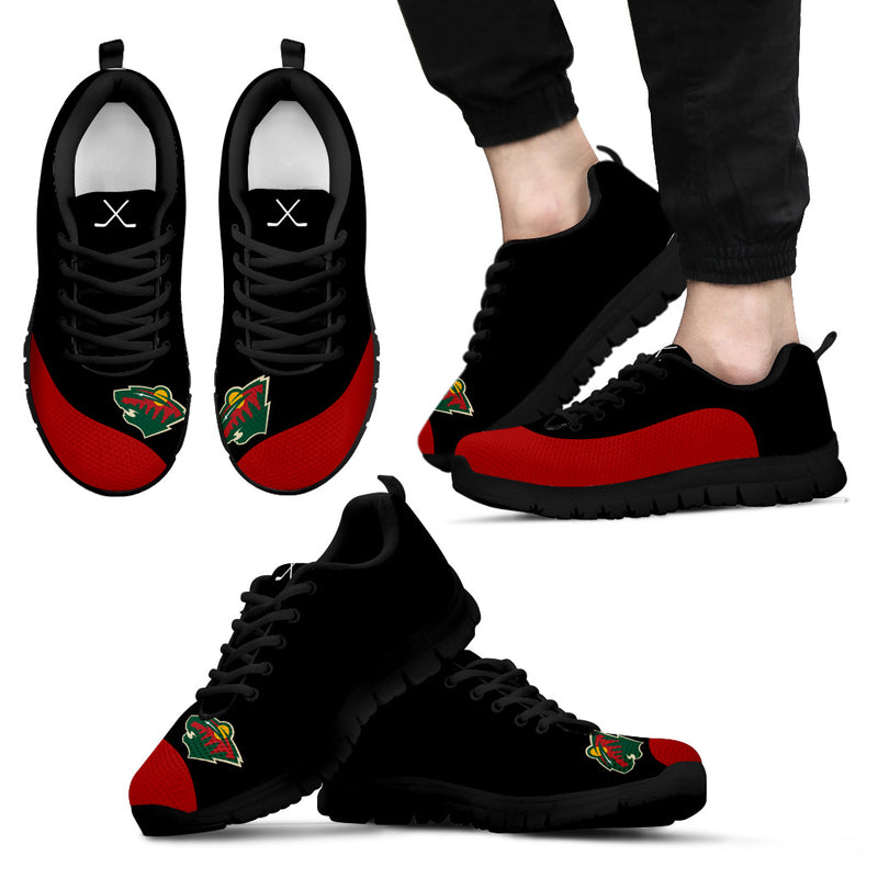 Valentine Love Red Colorful Minnesota Wild Sneakers