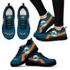 Miami Dolphins Line Logo Sneakers