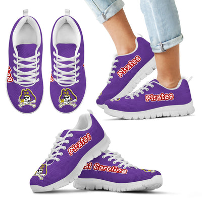 Magnificent East Carolina Pirates Amazing Logo Sneakers