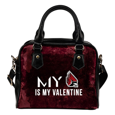 My Love Valentine Fashion Ball State Cardinals Shoulder Handbags