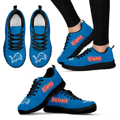 Magnificent Detroit Lions Amazing Logo Sneakers