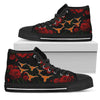 Lovely Rose Thorn Incredible Texas Longhorns High Top Shoes