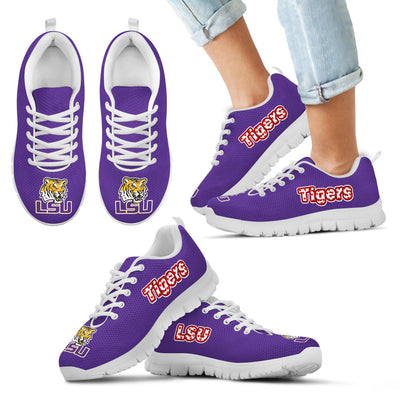 Magnificent LSU Tigers Amazing Logo Sneakers