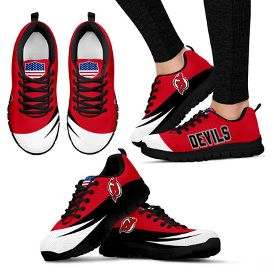Awesome Gift Logo New Jersey Devils Sneakers