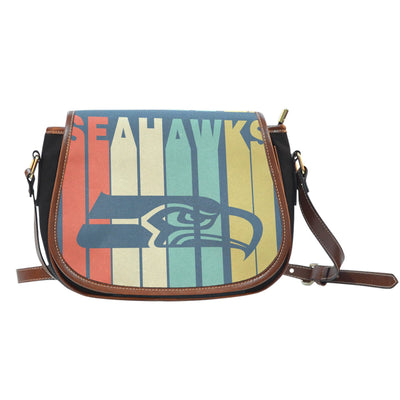 Unique Vintage Style Seattle Seahawks Saddle Bags