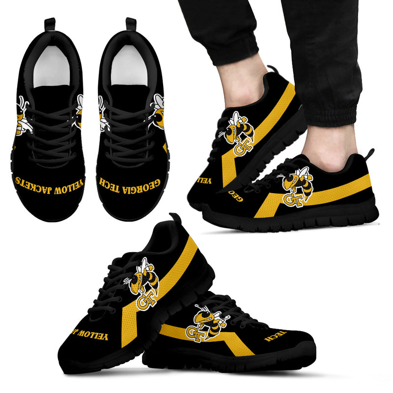 Georgia Tech Yellow Jackets Line Logo Sneakers