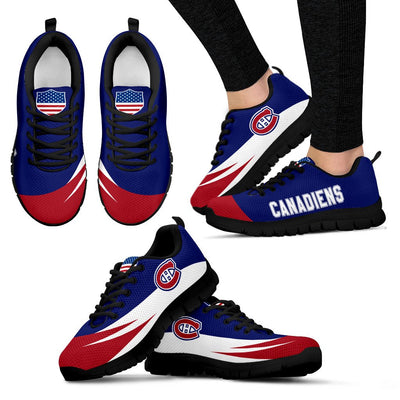 Awesome Gift Logo Montreal Canadiens Sneakers