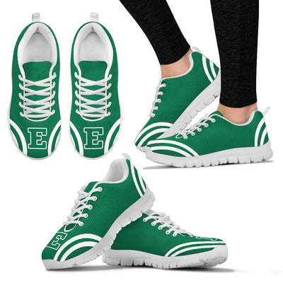 Lovely Curves Stunning Logo Icon Eastern Michigan Eagles Sneakers