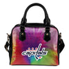 Rainbow Dynamic Mix Colours Gorgeous Washington Capitals Shoulder Handbags