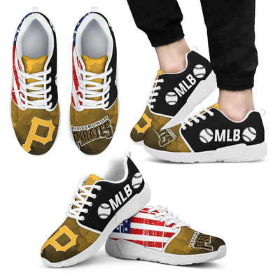 Simple Fashion Pittsburgh Pirates Shoes Athletic Sneakers