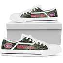 Simple Camo Montreal Canadiens Low Top Shoes