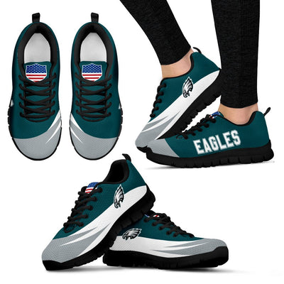 Awesome Gift Logo Philadelphia Eagles Sneakers