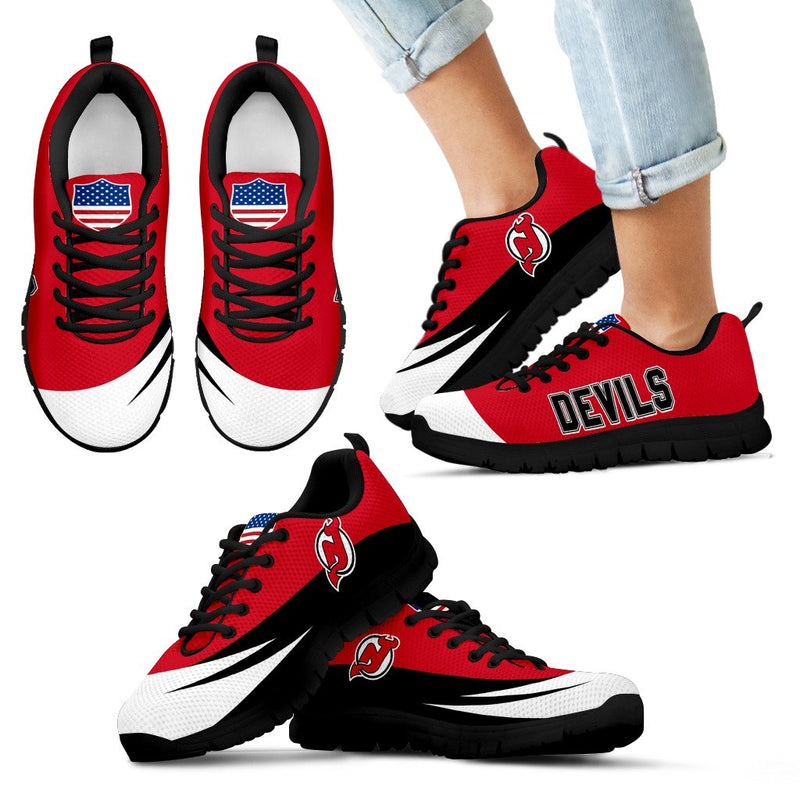 Awesome Gift Logo New Jersey Devils Sneakers