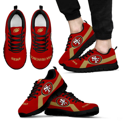 San Francisco 49ers Line Logo Sneakers