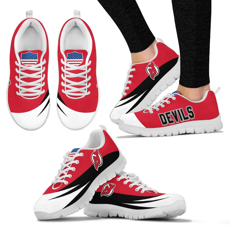 Awesome Gift Logo New Jersey Devils Sneakers