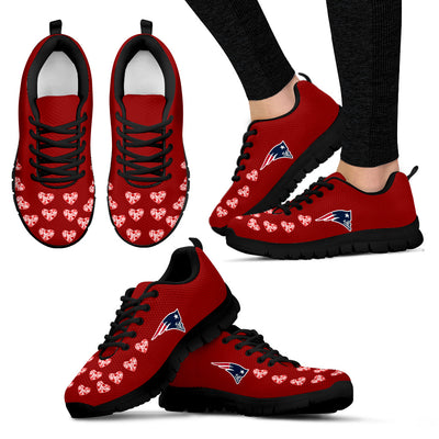 Love Extreme Emotion Pretty Logo New England Patriots Sneakers