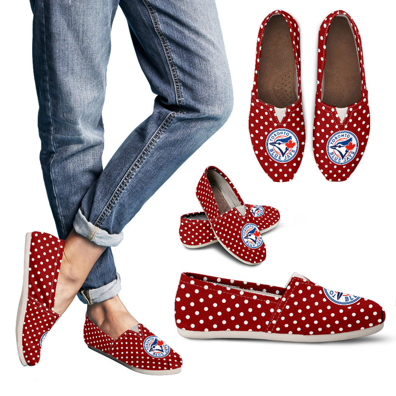 Red Valentine Cosy Atmosphere Toronto Blue Jays Casual Shoes V2