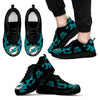 Tribal Flames Pattern Miami Dolphins Sneakers