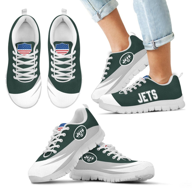Awesome Gift Logo New York Jets Sneakers