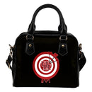 Valentine Sweet Houston Cougars Dart Couple Love Shoulder Handbags